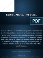 Active and Passive Voice