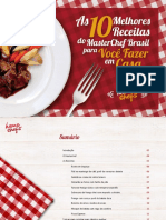 E Book As 10 Melhores Receitas Do MasterChef Brasil