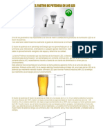 La Importancia Del Factor de Potencia en Los Led