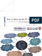 How To Save Tax For FY 2016 17 PDF