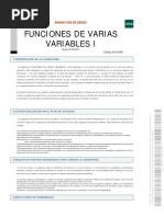 Funcione Sde Varias Variables I OBLIGATORIAS UNED