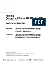 Perkins Peregrine Edi and 1300 Series Edi: Workshop Manual