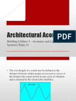 Architectural Acoustics 2