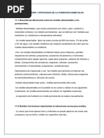 Cuestionario 11procesos de La Fundicion Demetales