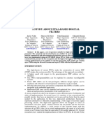 A Study About Fpga-Based Digital Filters: Javier Valls Marcos M. Peiró Trini Sansaloni Eduardo Boemo