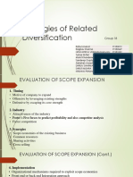 Strategies of Related Diversification