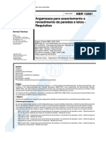 NBR 13281 - 2001 - Argamassa para Assentamento - Requisitos