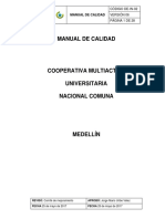 Manual de Calidad (COMUNA)