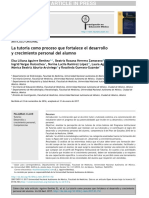 La Tutoría Como Proceso Que Fortalece El Desarrollo y Crecimiento Personal Del Alumno