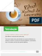 Ritual Matinal Do Concurseiro