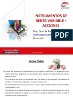 Instrumentos Renta Variable Acciones