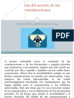 Violación Del Secreto de Las Comunicaciones