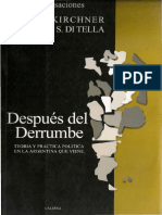 DESPUÉS DEL DERRUMBE, de Néstor Kirchner y Torcuato S. Di Tella (2002)