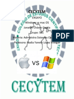 Ensayo Windows Vs Mac OS