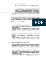 Notas de Panorama Cultural e Historico Del Nuevo Testamento Con Notas I