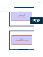 Lecture 6 Fatigue Failure