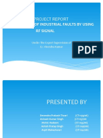 Project Report: Monitoring of Industrial Faults by Using RF Signal