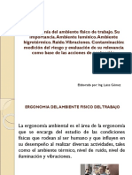 Ergonomía Del Ambiente Físico de Trabajo