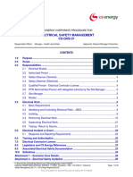 Electrical Safety Management Procedure May 2013