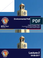 Environmental Pollution Control: BITS Pilani