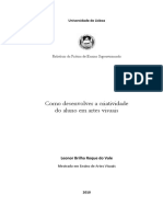 Como Desenvolver A Criatividade Do Aluno em Artes Visuais PDF