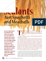 Sealants Just Spaghetti and Meatballs