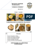 Folleto de Curso Taller Enlatado