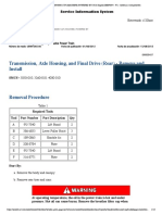 Cambio Eje Trasero 793D