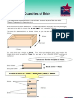 Brickwork Calculating Quantities of Brick