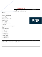 Differential Equations - Solved Assignments - Semester Fall 2007