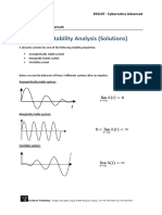 Exercise 7 - Stability Analysis - Solutions