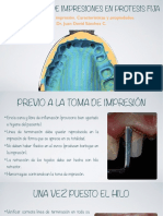 Fundamentos de Impresiones en Protesis Fija. Materiales de Impresion. Caracteristicas y Propiedades