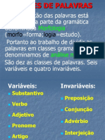 Classes de Palavras