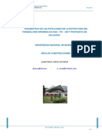 Diagnostico de Las Patologias en La Estructura Del Paraboloide Hiperbolico DAE-FIC-UNI y Propuesta de Solucion