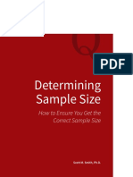 Determining Sample Size PDF