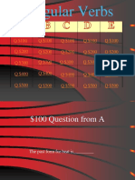 Irregular Verbs Jeopardy Activities Promoting Classroom Dynamics Group Form - 48039