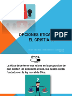 Opciones Eticas para El Cristiano