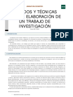 Métodos Técnicas Investigación