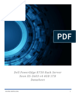 Dell Poweredge R730 Rack Server (Pe - r730 - 1356) Datasheet