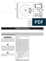 Tascam CD-gt1 Manual