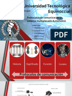 Protocolos de Comunicación y Sistema Multiplexado Automotriz