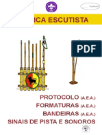 Técnica Escutista - Bandeiras, Protocolo, Formaturas, Sinais de Pista e Sonoros