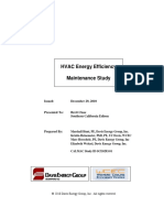 HVAC Energy Efficiency Maintenance Study