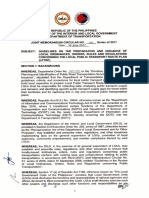 DILG DOTr JMC 1 S 2017 Guidelines Issuance Local Ordinance Rules Regulations Local Public Transport Route Plan LTPRP June 19 2017