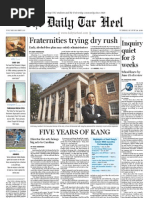 The Daily Tar Heel For August 24, 2010