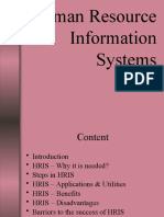 Human Resource Information Systems