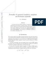 Formality of Canonical Symplectic Complexes and Frobenius Manifolds