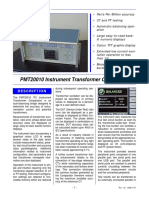 PMT20010 Instrument Transformer Comparator: Description