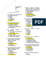 Respuestas PEPA Preguntas Del Biología Del Examen de Admisión de La Carrera de Medicina