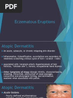 Eczematous Eruptions